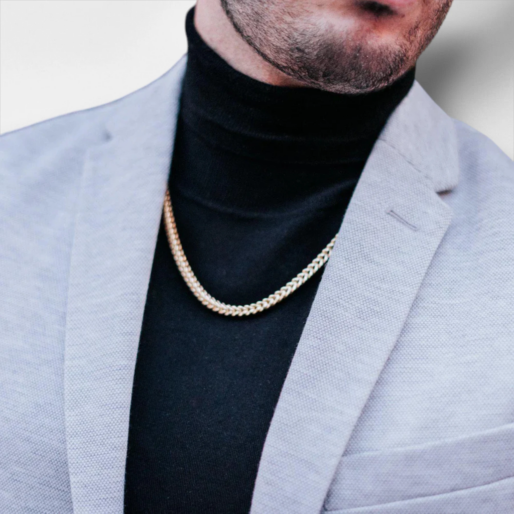 10KT Yellow Gold Franco Chain 2.4mm to 4.5mm