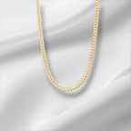 10KT Yellow Gold Franco Chain 2.4mm to 4.5mm