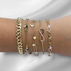 10KT Gold Miami Cuban Box Lock Bracelet 6.8mm to 9.25mm