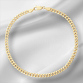 10KT Gold Miami Cuban Bracelet 2.2mm to 3.5mm
