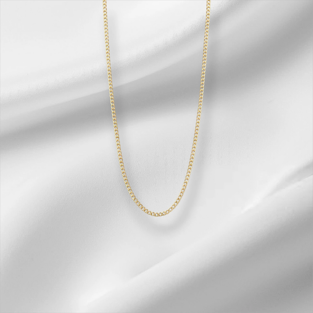 10KT Gold Miami Cuban Chain 2.2mm to 4.5mm