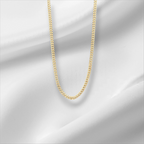 10KT Gold Miami Cuban Chain 2.2mm to 4.5mm