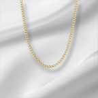 10KT Gold Miami Cuban Chain 2.2mm to 4.5mm