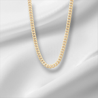 10KT Gold Miami Cuban Chain 3.5mm to 5.2mm