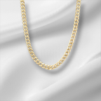 10KT Gold Miami Cuban Chain 2.2mm to 4.5mm
