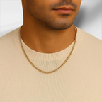 10KT Gold Miami Cuban Chain 3.5mm to 5.2mm