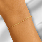 10KT Yellow Gold Diamond Cut Rope Bracelet 2mm to 4mm